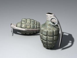 Frag Grenade 3d model preview