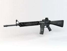 M16 A4 Rifle 3d model preview