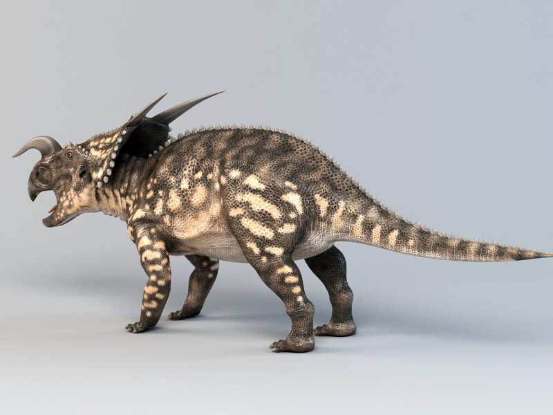 Einiosaurus Dinosaur Rig 3d rendering