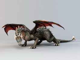 Giant Dragon 3d model preview