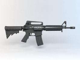 American M4 Carbine 3d model preview
