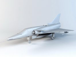 Chinese J10 Fighter 3d model preview