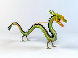 Traditional Chinese Dragon 3d model preview