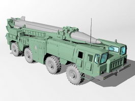 R-17 Elbrus (Scud) Short-Range Ballistic Missile 3d preview