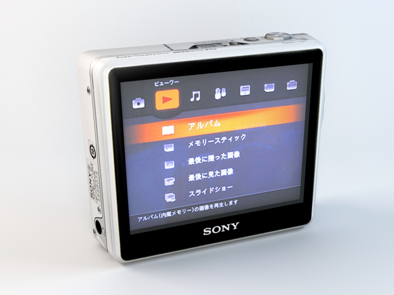 Sony Cyber-shot DSC-G1 Camera 3d rendering