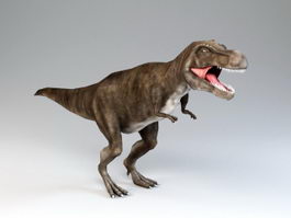 T Rex Dinosaur Low Poly 3d model preview