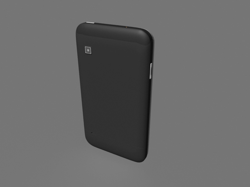 Android Smartphone 3d rendering
