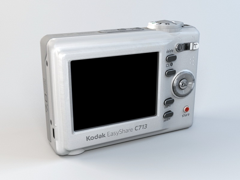 Kodak EasyShare C713 Digital Camera 3d rendering