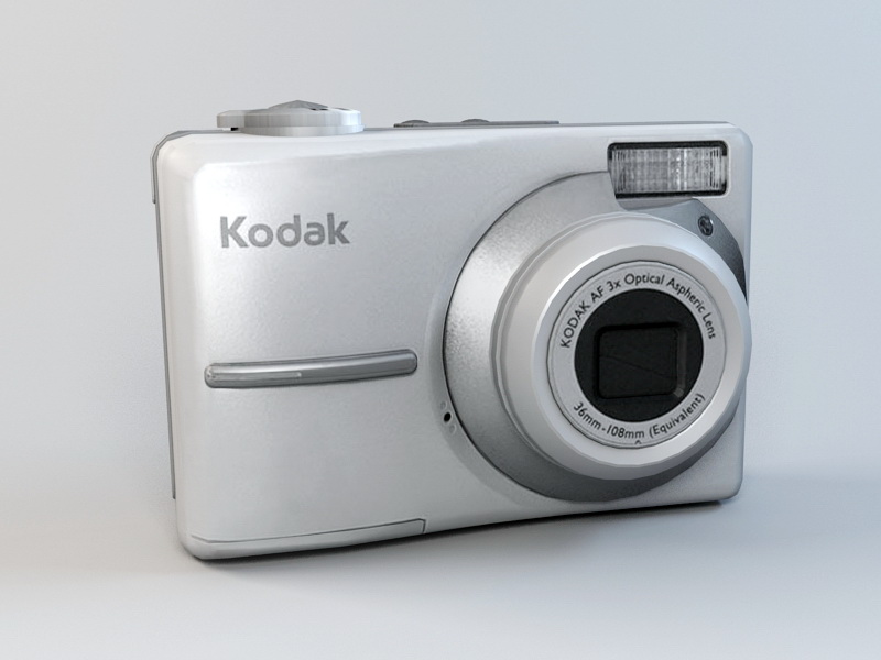 Kodak EasyShare C713 Digital Camera 3d rendering