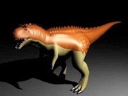 Carnotaurus 3d model preview