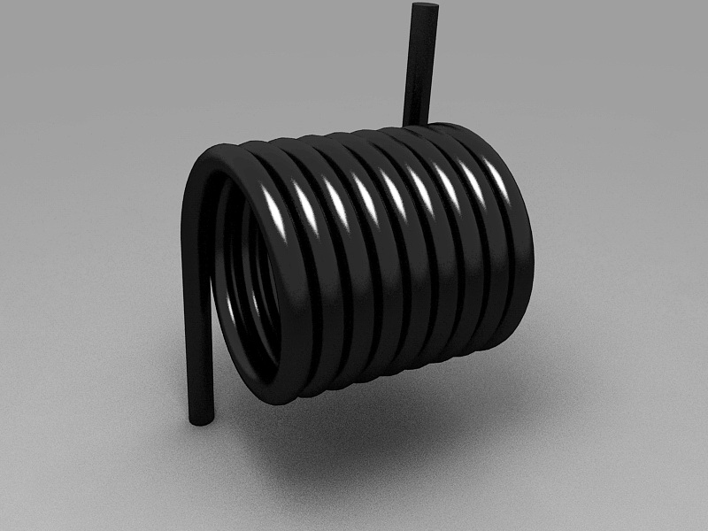 Torsion Spring 3d model Maya files free download