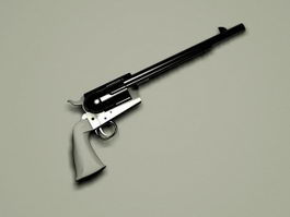 Cowboy Revolver 3d model preview