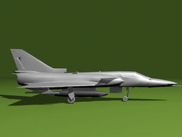 J-10 Chinese Multirole Fighter Aircraft 3d model preview