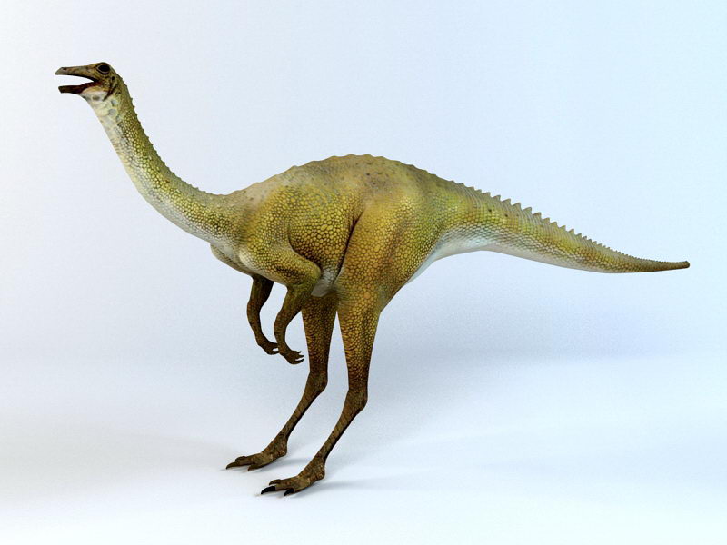 Gallimimus Dinosaur 3d rendering