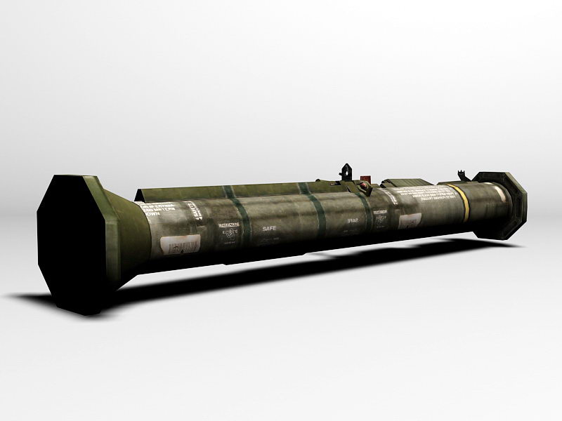 AT4 Anti-tank Weapon 3d rendering