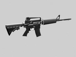 Carbine Rifle 3d model preview