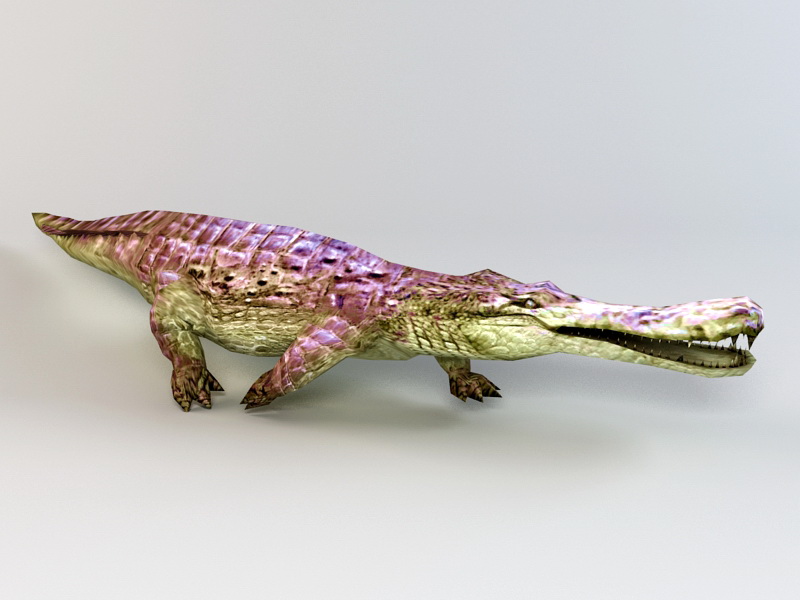 Monster Crocodile 3d rendering
