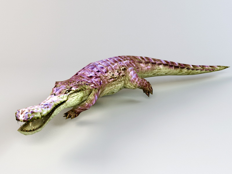 Monster Crocodile 3d rendering