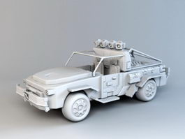 Off-Road Truck 3d model preview
