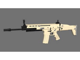 Modern Assault Rifle 3d model preview