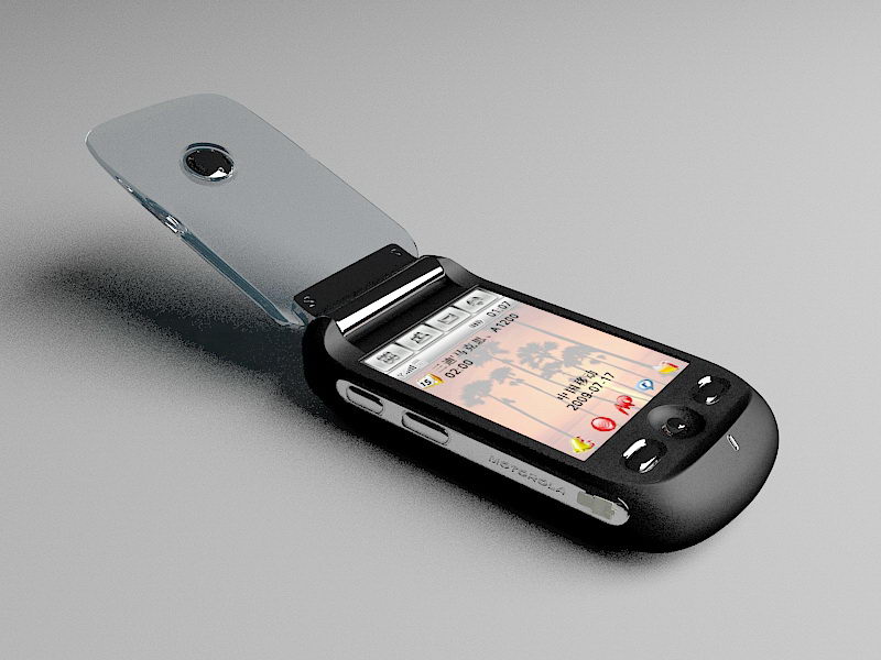 Motorola A1200 3d rendering