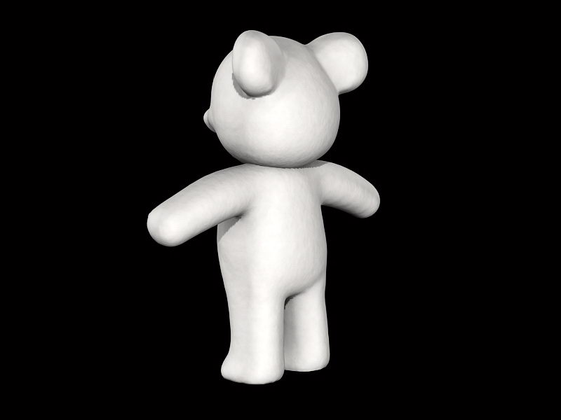 Cute Teddy Bear 3d rendering