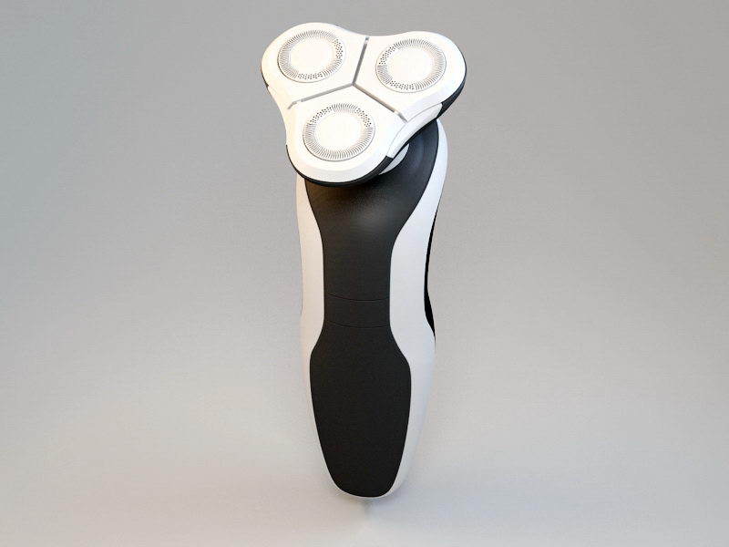 Dry Electric Shaver 3d rendering