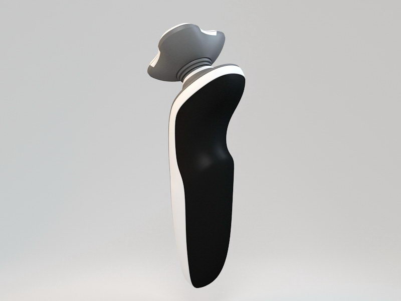 Dry Electric Shaver 3d rendering