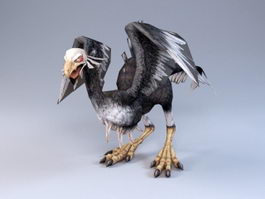 Scary Vulture 3d preview