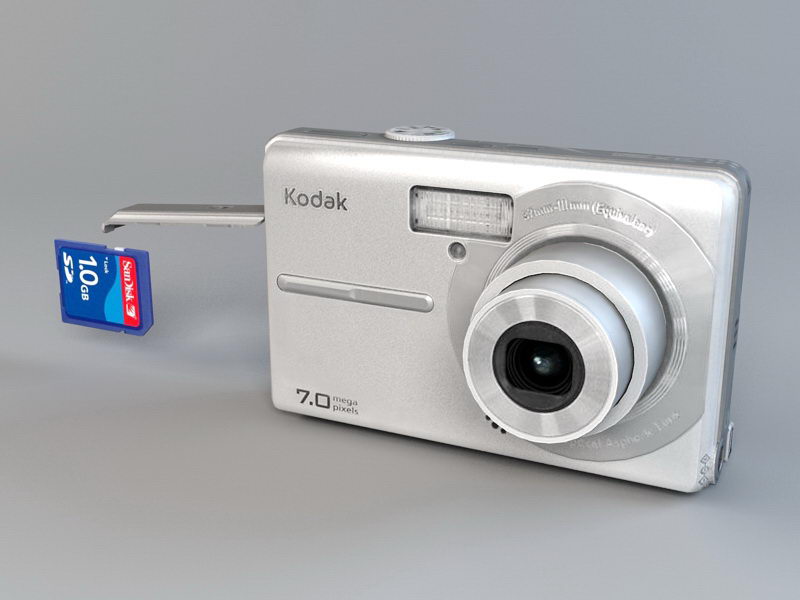 Kodak M753 Camera 3d rendering