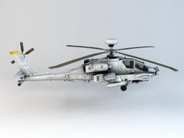 AH-64 Apache Attack Helicopter 3d preview