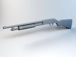 Remington 870 Shotgun 3d preview