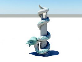 Serpent Column 3d preview