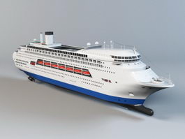 Luxury Cruise Ship 3d preview