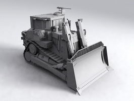 Army Bulldozer 3d preview