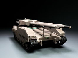 Apocalypse Tank 3d model preview