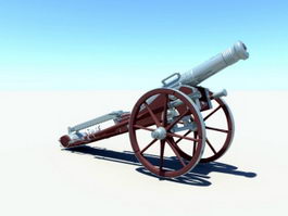 Napoleon Cannon 3d model preview
