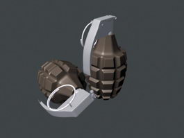 Frag Grenade 3d model preview