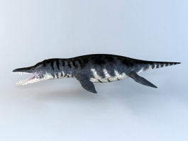 Liopleurodon Pliosaurs 3d model preview