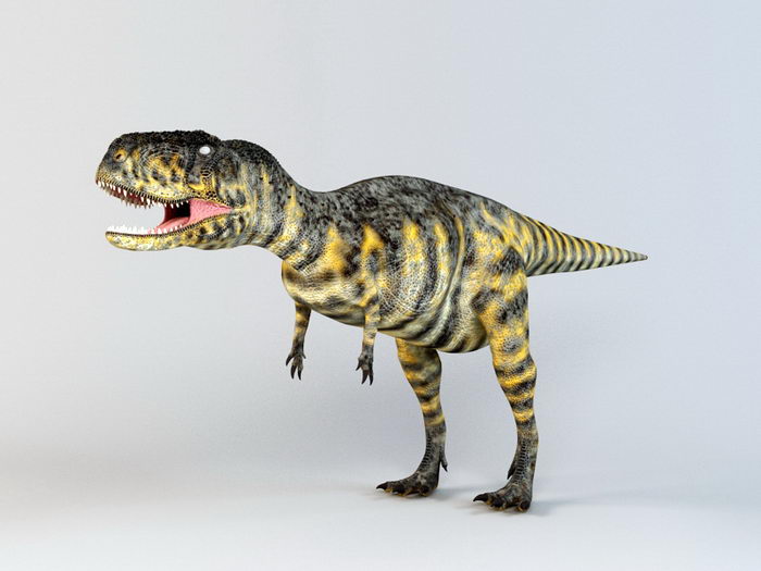 Abelisaurus Dinosaur 3d rendering