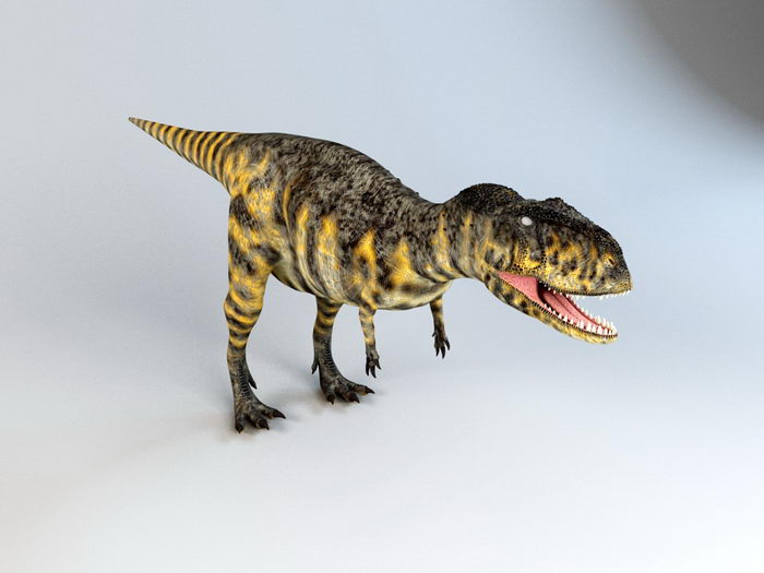 Abelisaurus Dinosaur 3d rendering
