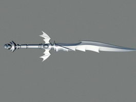 Skull Sword 3d model preview