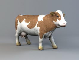 Dairy Cattle 3d model preview