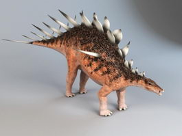 Kentrosaurus Dinosaur 3d model preview