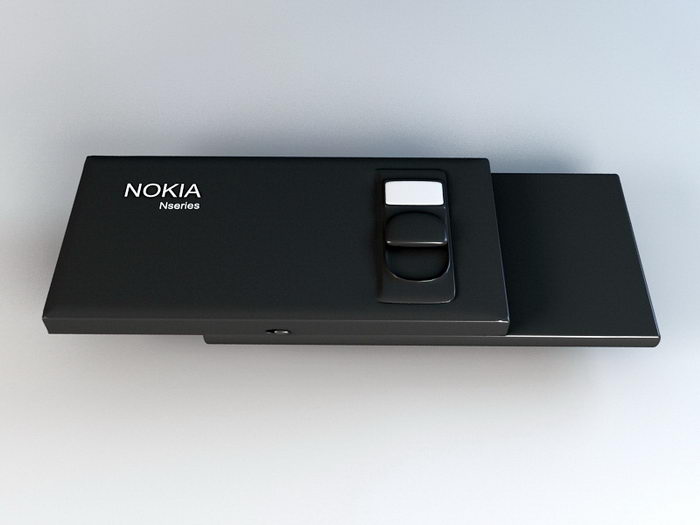 Nokia N86 Smartphone 3d rendering
