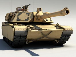 Modern Tank 3d model preview