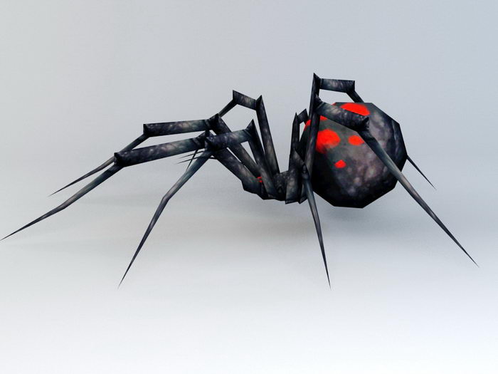 Black Widow Spider 3d model 3ds Max files free download - CadNav