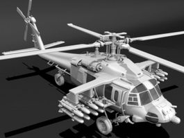 Attack Helicopter 3d preview