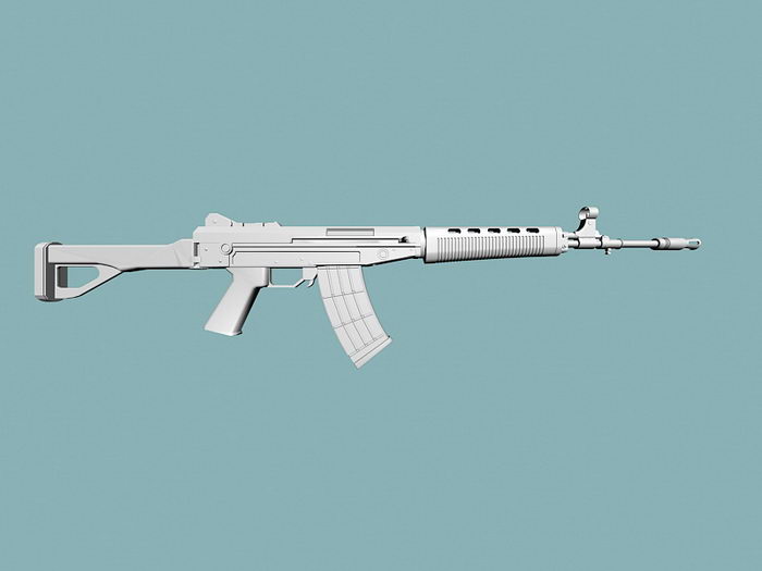 Type 03 Assault Rifle 3d rendering