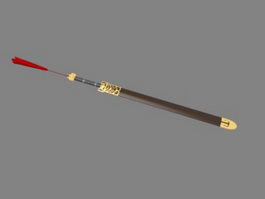 Chinese Sword 3d model preview